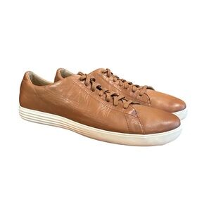 Cole Haan Men’s Sneakers C26521 Tan Brown Leather Low Top Casual Shoes Size 11